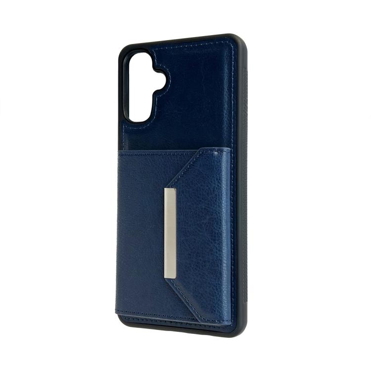 For Samsung Galaxy A26 5G Solid Color Metal Buckle Card Slots Bag Phone Case