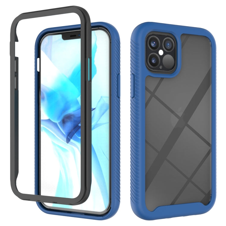 For iPhone 12 / 12 Pro Starry Sky Solid Color Series Shockproof PC + TPU Protective Case