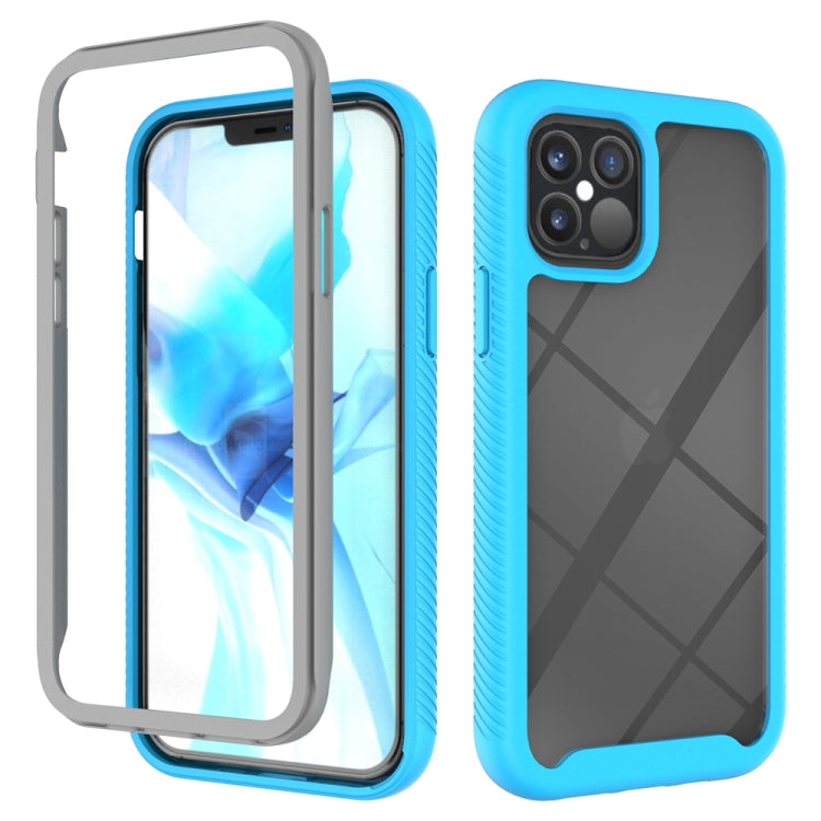 For iPhone 12 / 12 Pro Starry Sky Solid Color Series Shockproof PC + TPU Protective Case