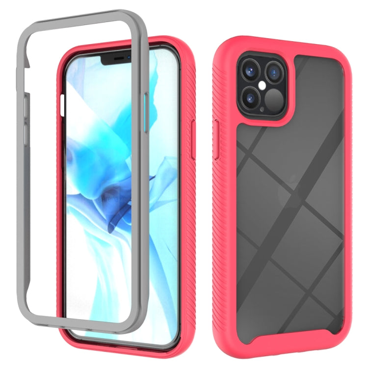 For iPhone 12 / 12 Pro Starry Sky Solid Color Series Shockproof PC + TPU Protective Case