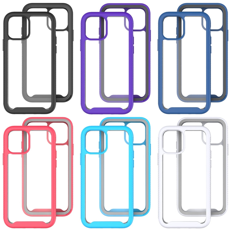 For iPhone 12 / 12 Pro Starry Sky Solid Color Series Shockproof PC + TPU Protective Case