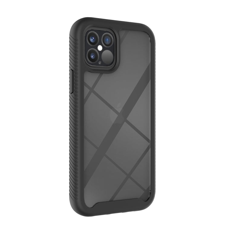 For iPhone 12 / 12 Pro Starry Sky Solid Color Series Shockproof PC + TPU Protective Case