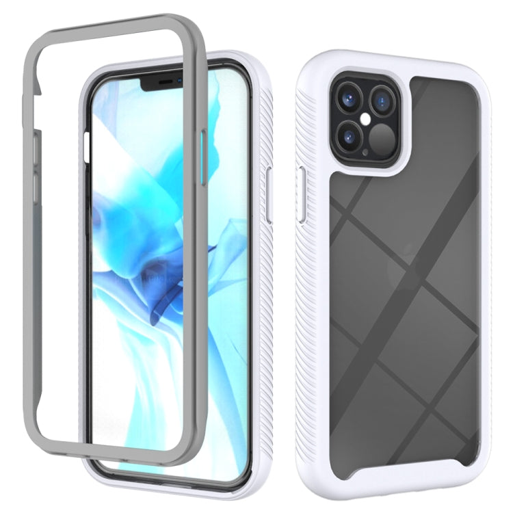 For iPhone 12 / 12 Pro Starry Sky Solid Color Series Shockproof PC + TPU Protective Case