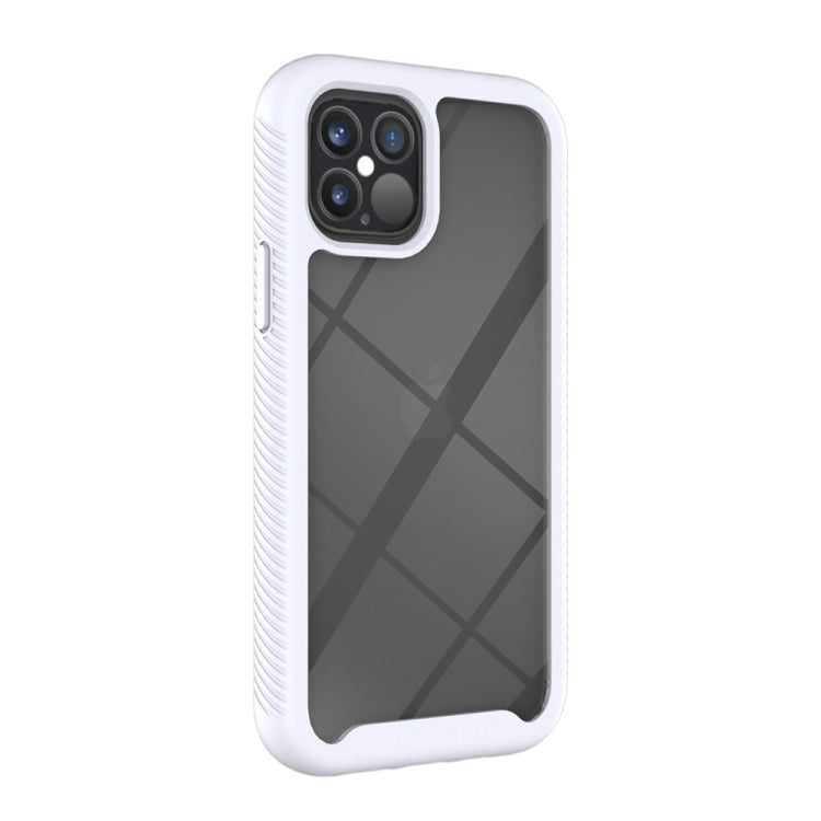 For iPhone 12 / 12 Pro Starry Sky Solid Color Series Shockproof PC + TPU Protective Case