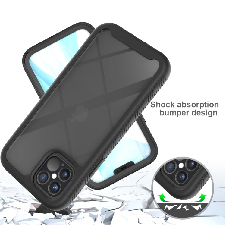 For iPhone 12 / 12 Pro Starry Sky Solid Color Series Shockproof PC + TPU Protective Case