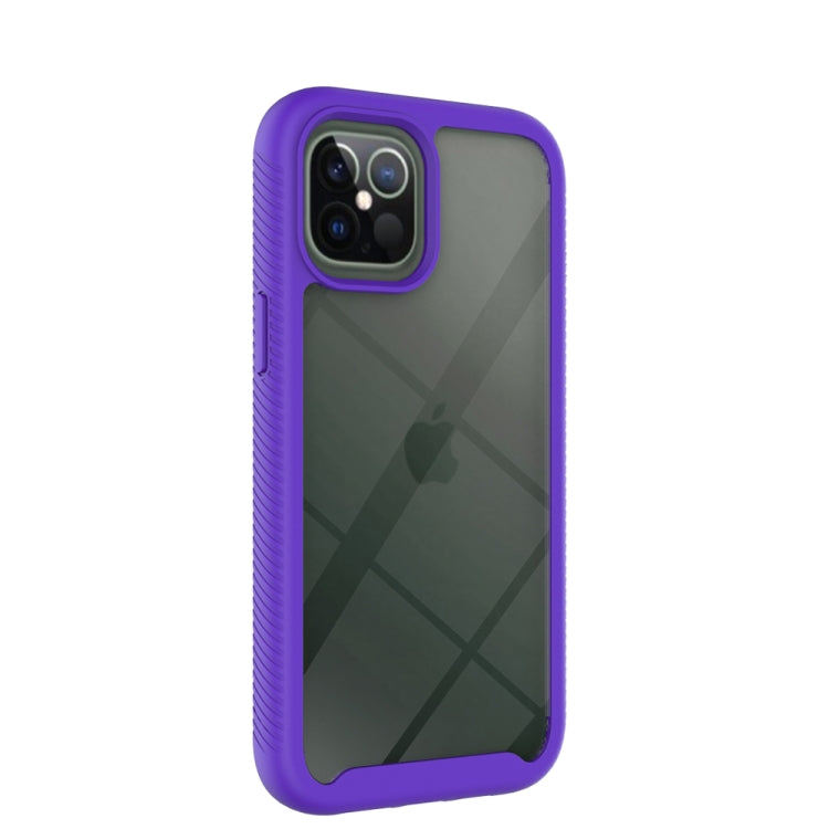 For iPhone 12 Pro Max Starry Sky Solid Color Series Shockproof PC + TPU Protective Case