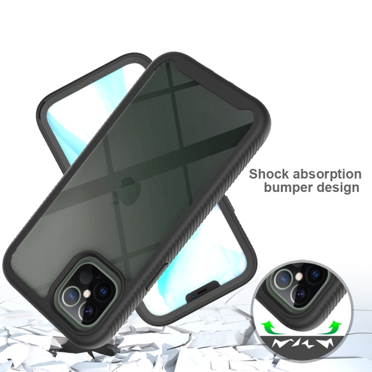 For iPhone 12 Pro Max Starry Sky Solid Color Series Shockproof PC + TPU Protective Case