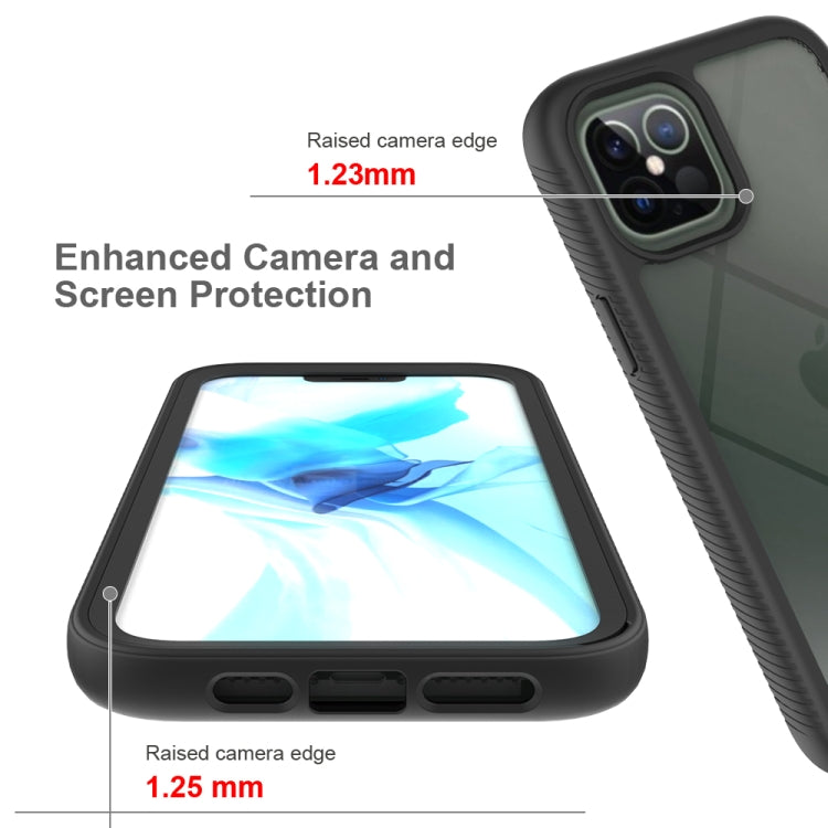 For iPhone 12 Pro Max Starry Sky Solid Color Series Shockproof PC + TPU Protective Case