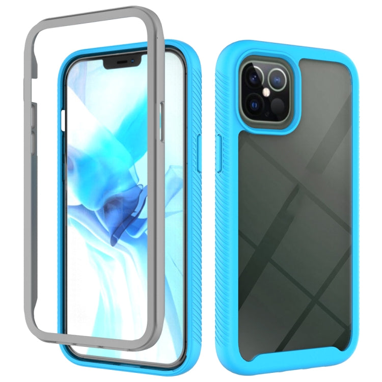 For iPhone 12 Pro Max Starry Sky Solid Color Series Shockproof PC + TPU Protective Case