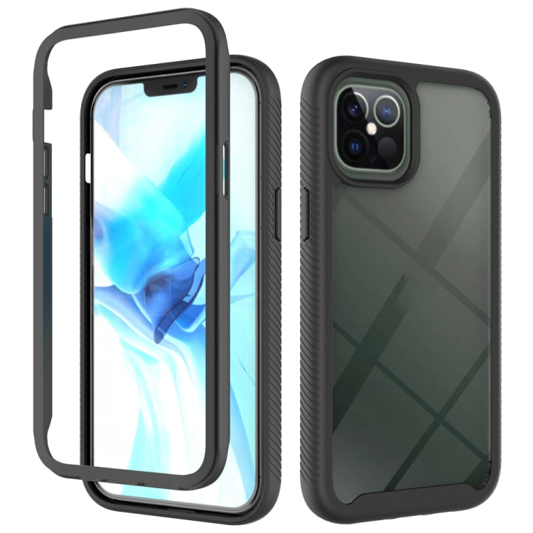 For iPhone 12 Pro Max Starry Sky Solid Color Series Shockproof PC + TPU Protective Case
