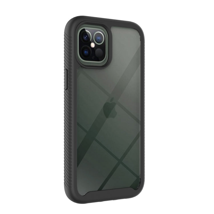 For iPhone 12 Pro Max Starry Sky Solid Color Series Shockproof PC + TPU Protective Case