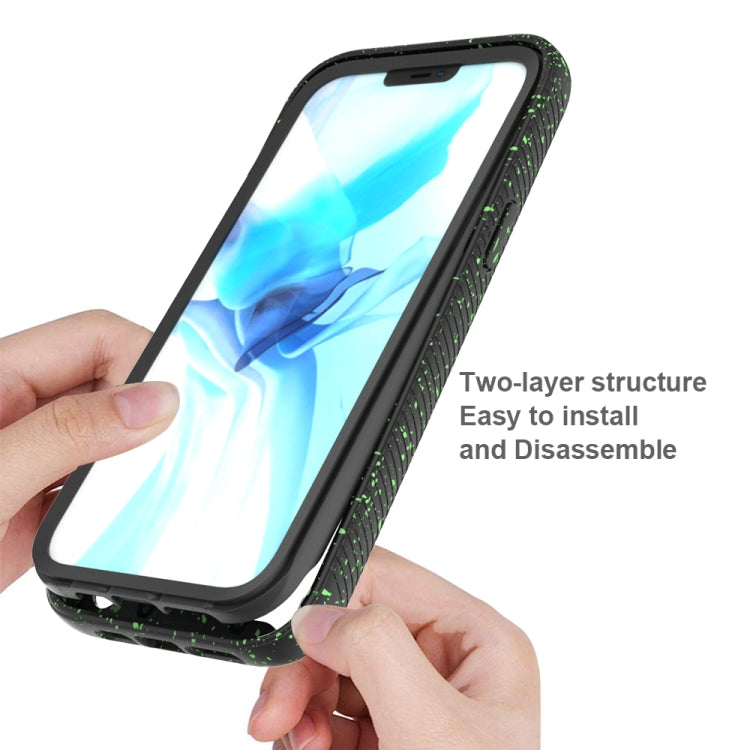 For iPhone 12 Pro Max Starry Sky Solid Color Series Shockproof PC + TPU Protective Case