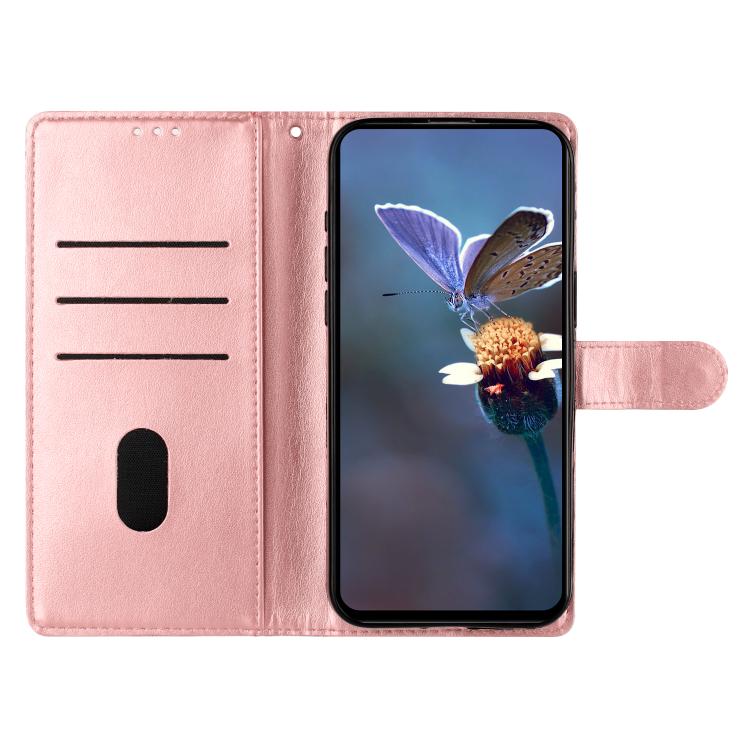 For iPhone 16e / 17e Cherry Blossom Butterfly Skin Feel Embossed PU Phone Case