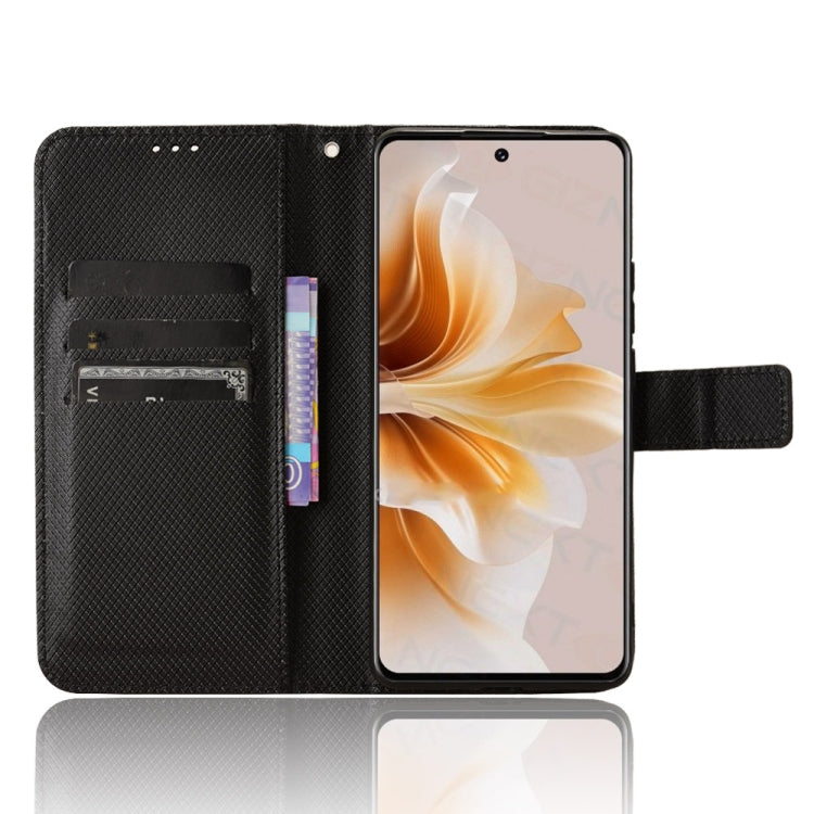 For OPPO A3 Pro 5G Diamond Texture Leather Phone Case