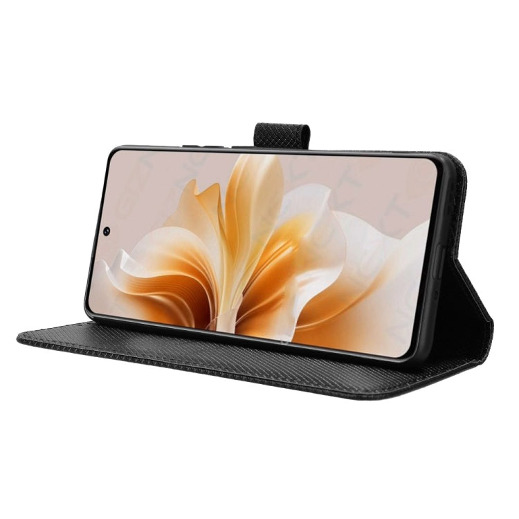 For OPPO A3 Pro 5G Diamond Texture Leather Phone Case