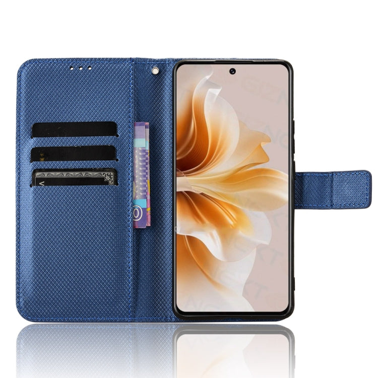 For OPPO A3 Pro 5G Diamond Texture Leather Phone Case
