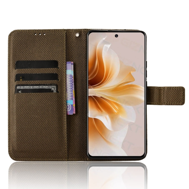 For OPPO A3 Pro 5G Diamond Texture Leather Phone Case
