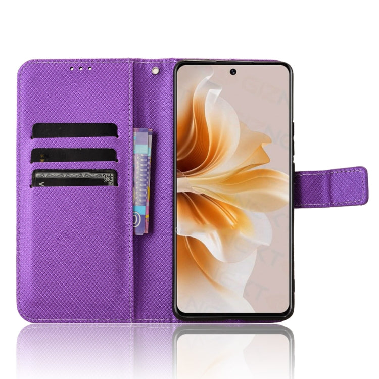For OPPO A3 Pro 5G Diamond Texture Leather Phone Case