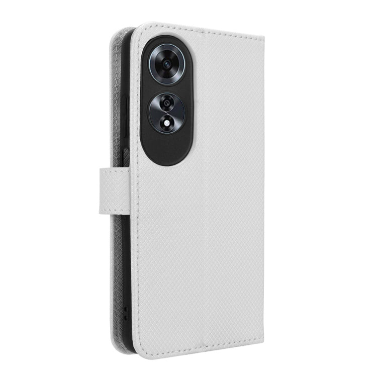 For OPPO A60 4G Diamond Texture Leather Phone Case