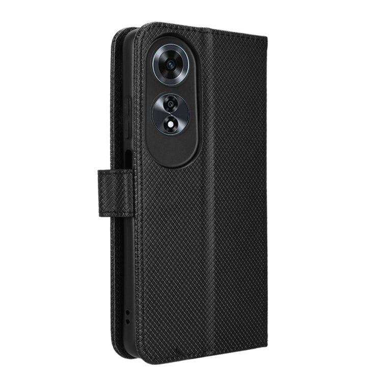 For OPPO A60 4G Diamond Texture Leather Phone Case