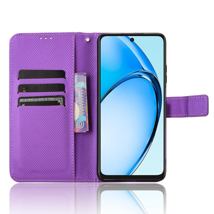 For OPPO A60 4G Diamond Texture Leather Phone Case