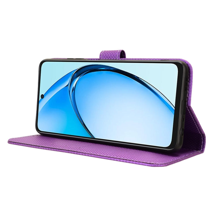 For OPPO A60 4G Diamond Texture Leather Phone Case