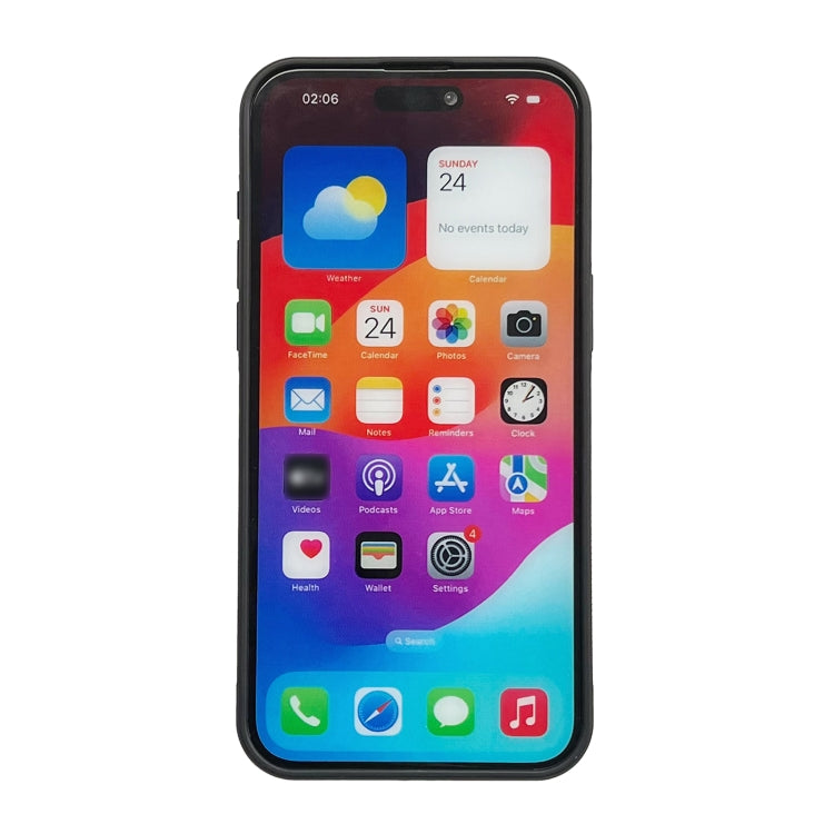 For iPhone 13 Pro Solid Color Metal Buckle Card Slots Bag Phone Case