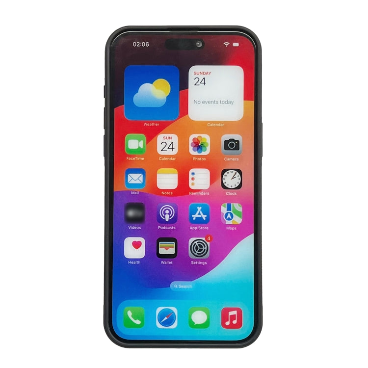 For iPhone 12 Pro Max Solid Color Metal Buckle Card Slots Bag Phone Case
