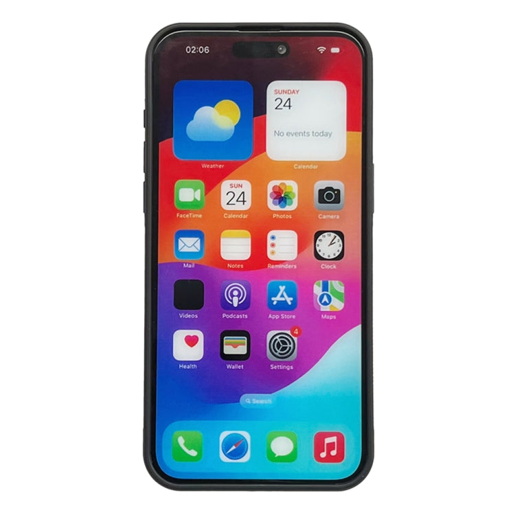 For iPhone 16 Pro Solid Color Metal Buckle Card Slots Bag Phone Case