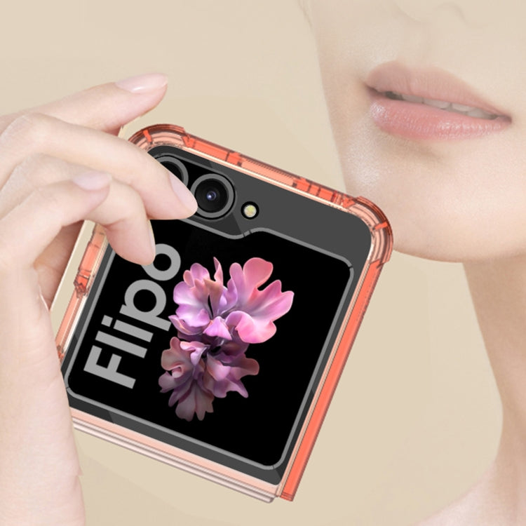 For Samsung Galaxy Z Flip6 / Flip7 FE GKK Airbag Full Coverage Phone Case with Tempered Film
