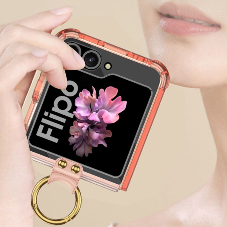 For Samsung Galaxy Z Flip6 / Flip7 FE GKK Airbag Ring Full Coverage Phone Case