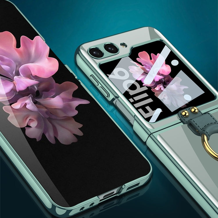 For Samsung Galaxy Z Flip6 / Flip7 FE GKK Integrated Electroplating Phone Case with Ring