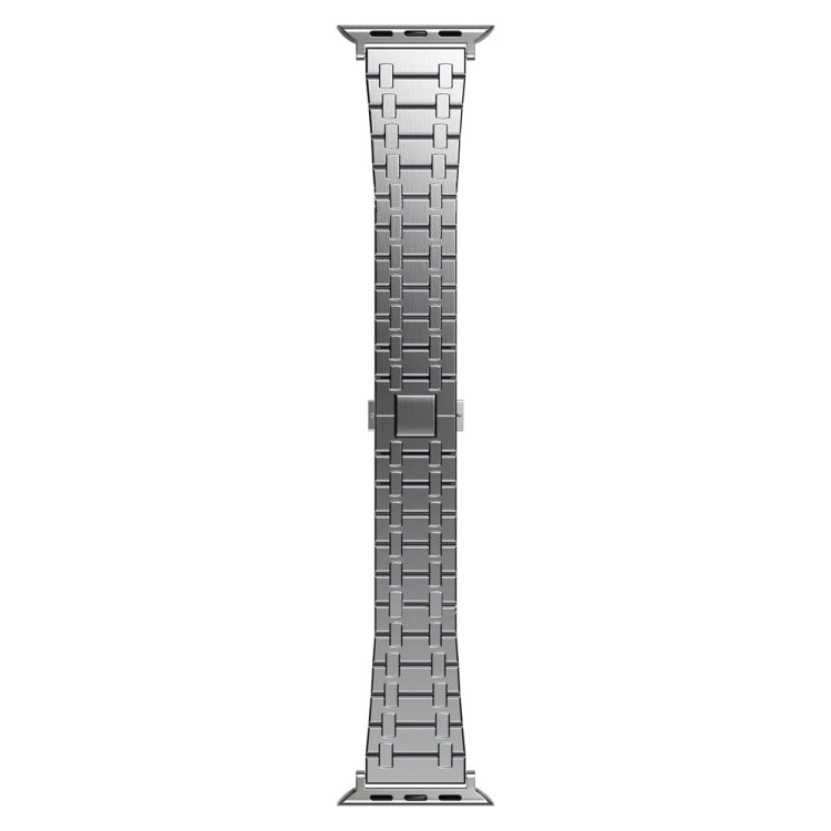 For Apple Watch SE 44mm Modified Oak AP Titanium Alloy Watch Band
