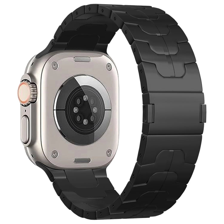 For Apple Watch Series 9 45mm Magnetic Buckle Titanium Alloy Watch Band