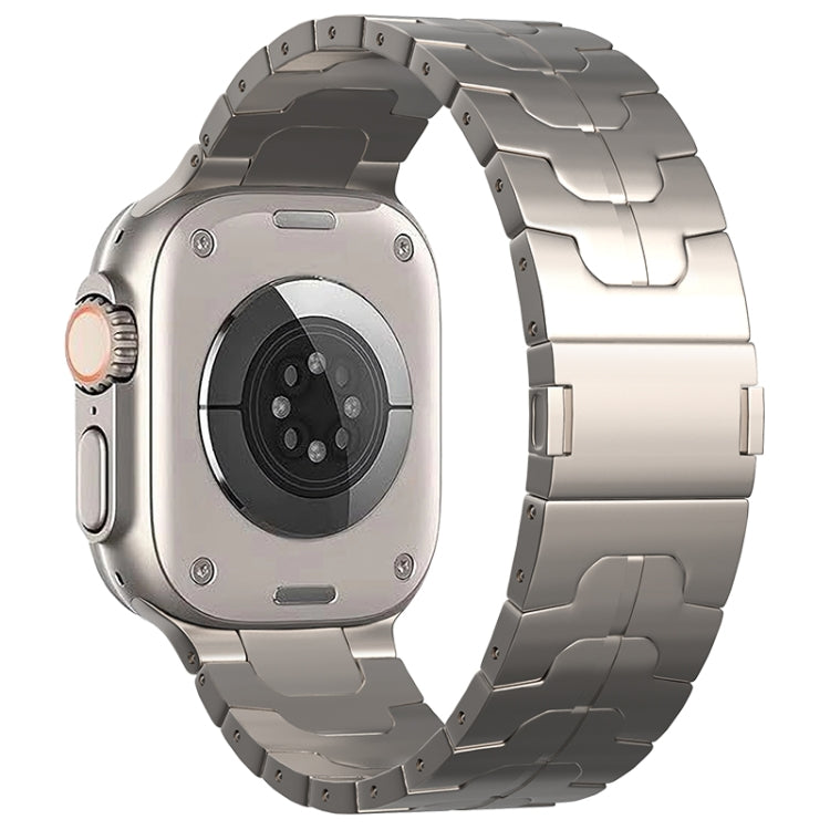 For Apple Watch Series 9 45mm Magnetic Buckle Titanium Alloy Watch Band