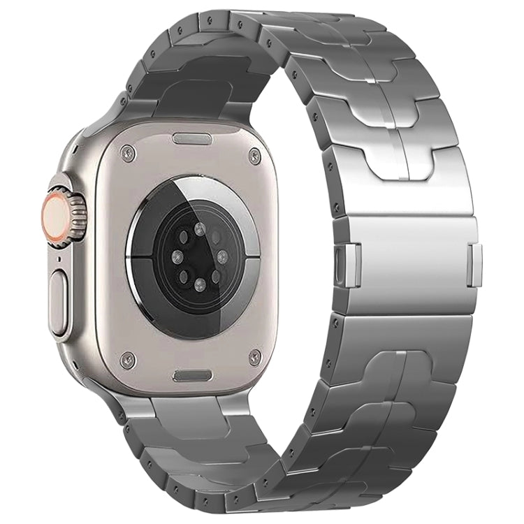 For Apple Watch Series 8 45mm Magnetic Buckle Titanium Alloy Watch Band