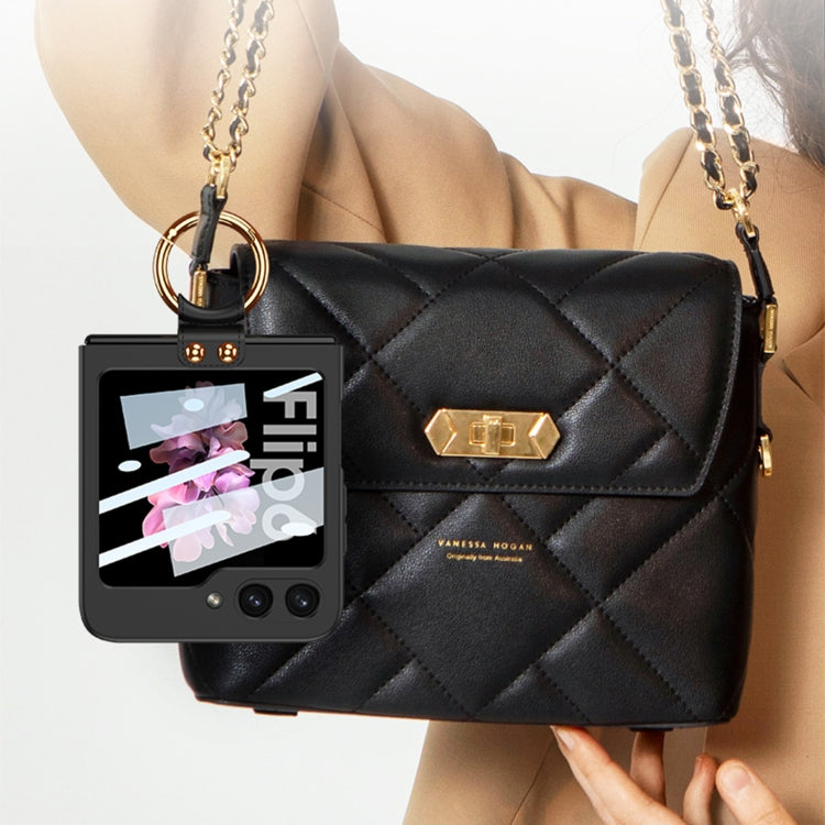 For Samsung Galaxy Z Flip6 / Flip7 FE GKK Integrated Ultra-thin PC Full Coverage Phone Case with Ring Holder