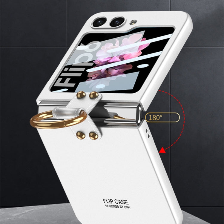 For Samsung Galaxy Z Flip6 / Flip7 FE GKK Integrated Ultra-thin PC Full Coverage Phone Case with Ring Holder