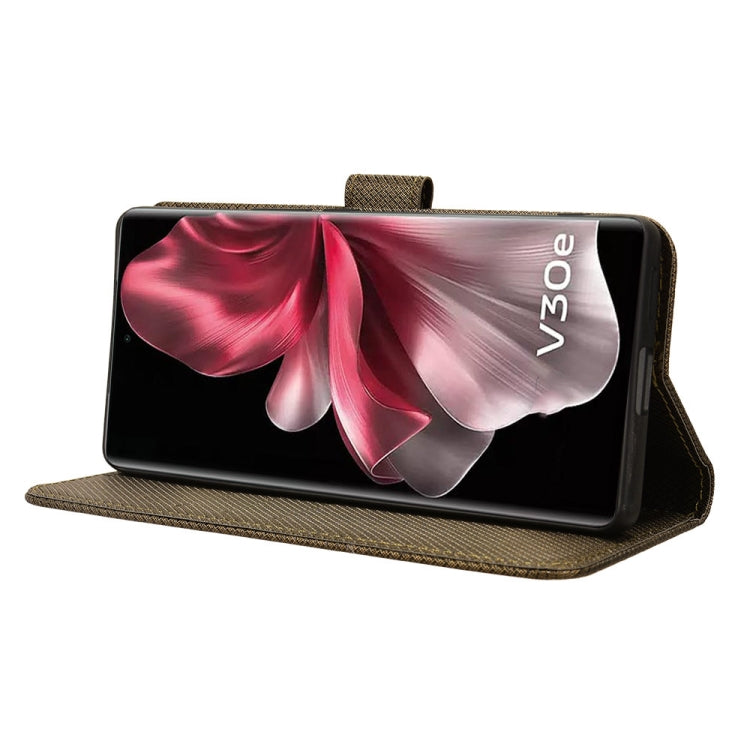 For vivo V30e 5G / V40 Lite 5G Diamond Texture Leather Phone Case