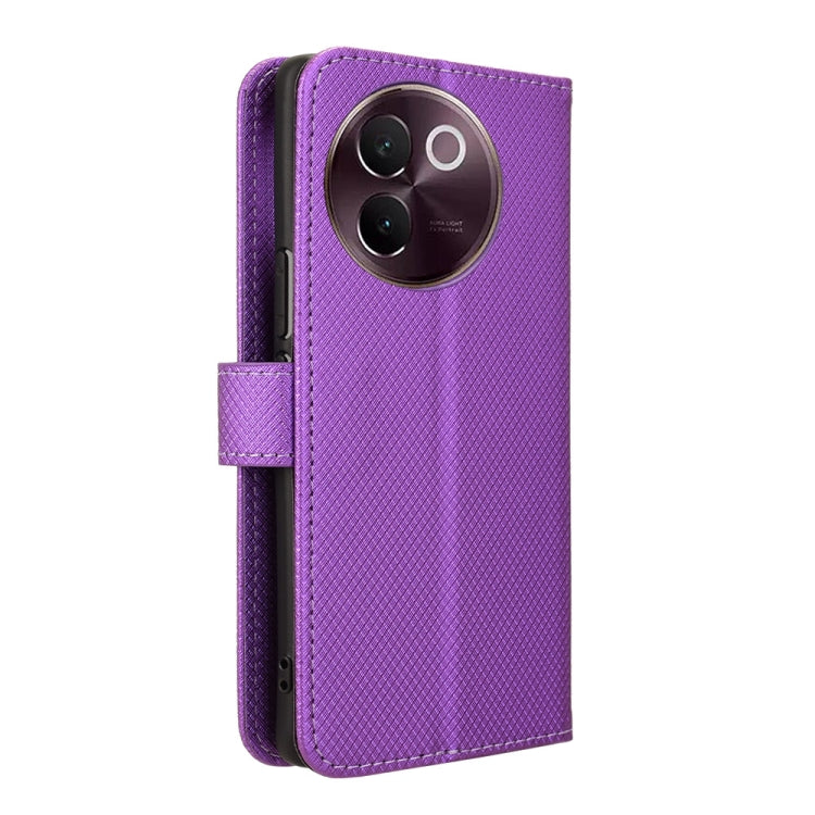 For vivo V30e 5G / V40 Lite 5G Diamond Texture Leather Phone Case
