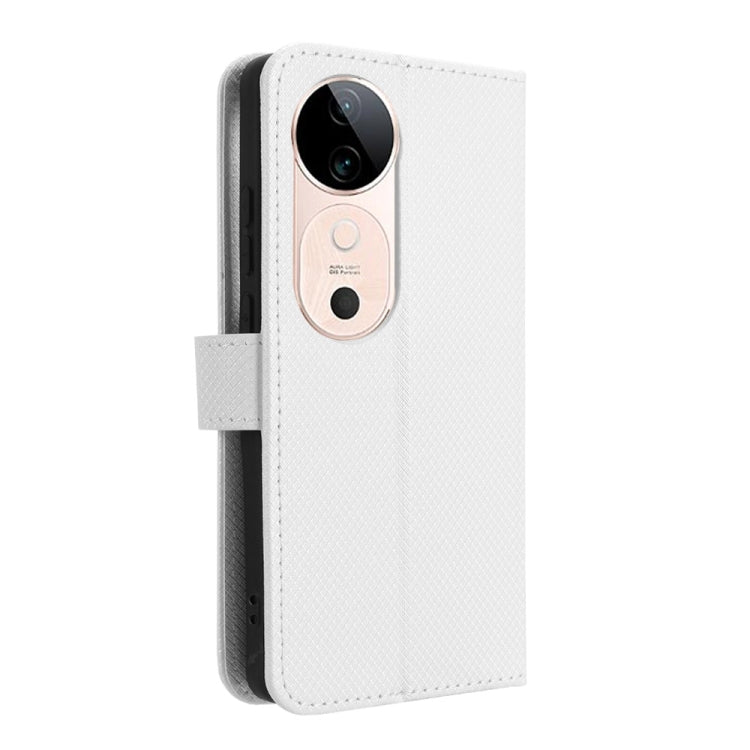 For vivo S19 5G Diamond Texture Leather Phone Case
