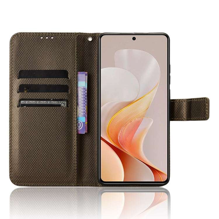 For vivo S19 5G Diamond Texture Leather Phone Case