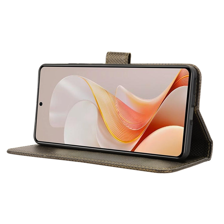 For vivo S19 5G Diamond Texture Leather Phone Case