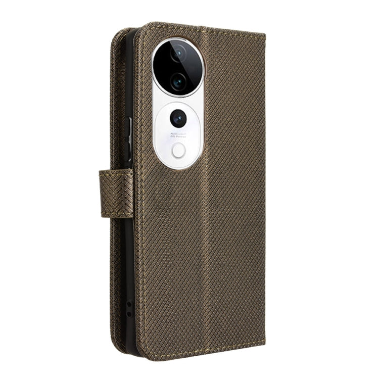 For vivo S19 Pro 5G / V40 5G Diamond Texture Leather Phone Case