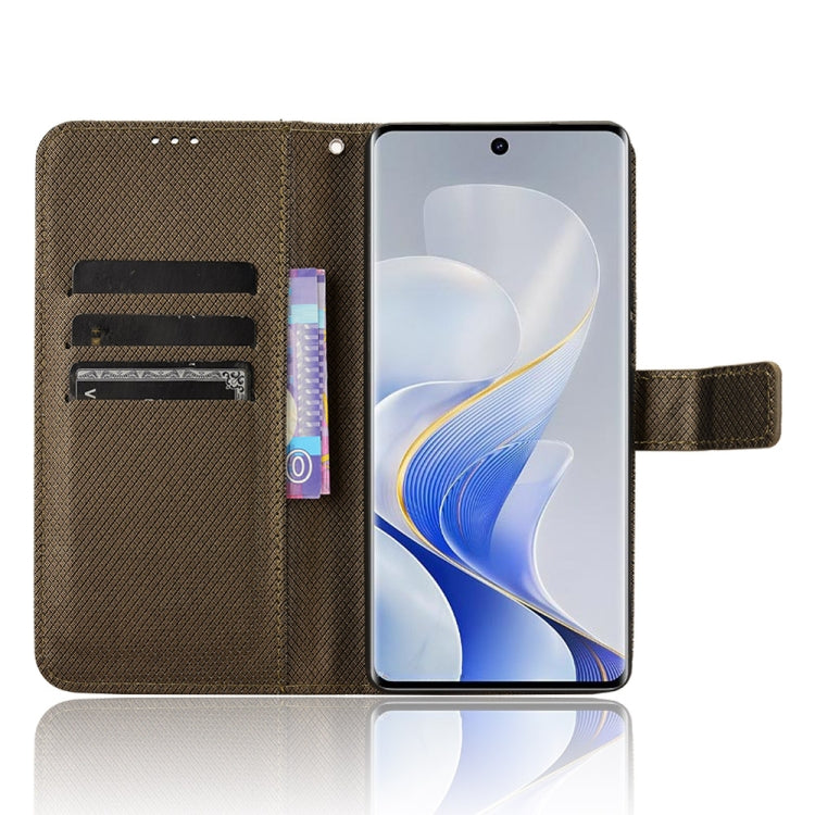 For vivo S19 Pro 5G / V40 5G Diamond Texture Leather Phone Case