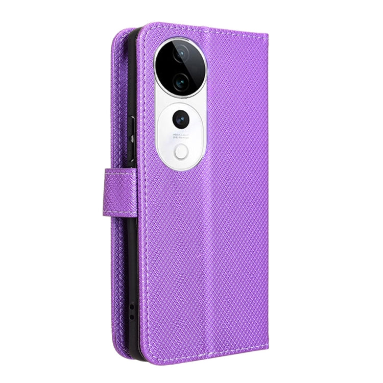 For vivo S19 Pro 5G / V40 5G Diamond Texture Leather Phone Case