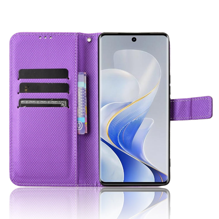 For vivo S19 Pro 5G / V40 5G Diamond Texture Leather Phone Case