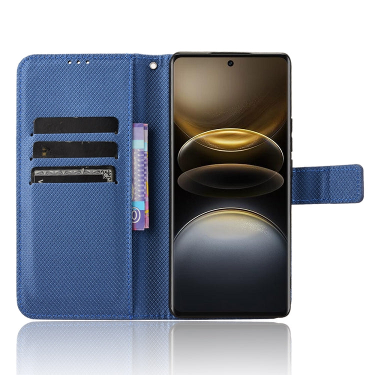 For vivo X100 Ultra 5G Diamond Texture Leather Phone Case