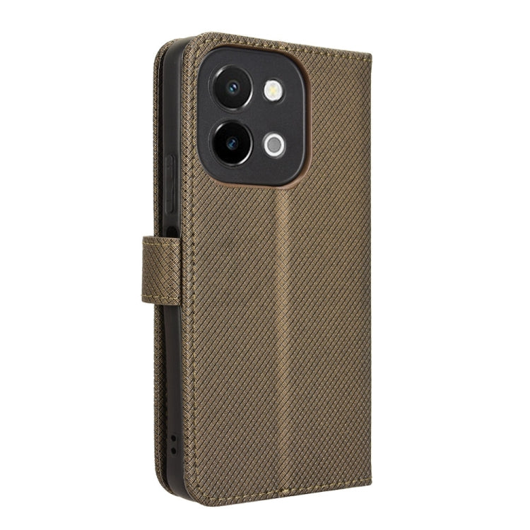 For vivo Y28 4G Diamond Texture Leather Phone Case