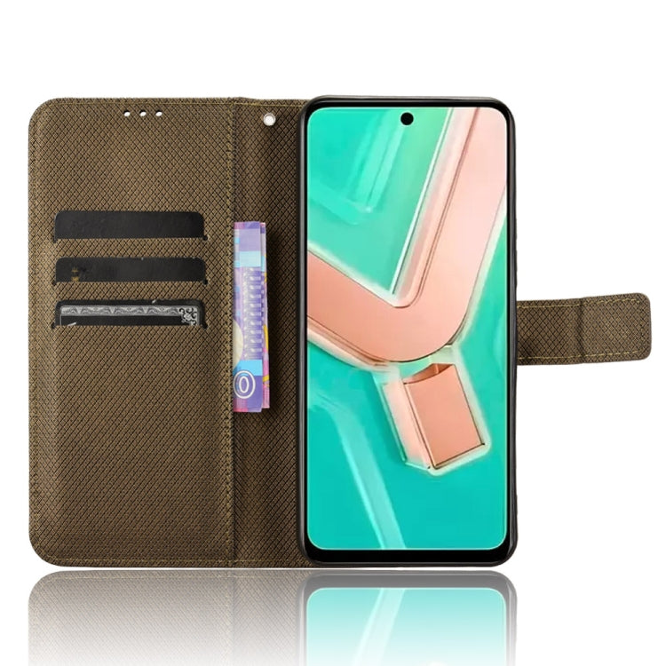 For vivo Y28 4G Diamond Texture Leather Phone Case
